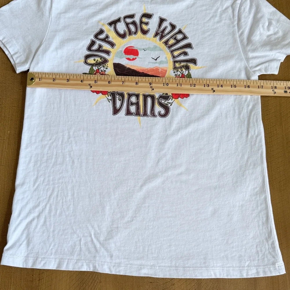 Vans White Kids Short Sleeve Tee